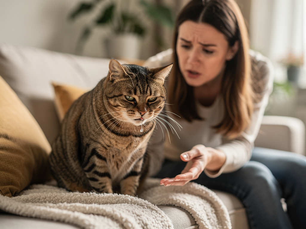 Éternuements répétés avec écoulement nasal ou oculaire : quand s'inquiéter ? – chat qui éternue