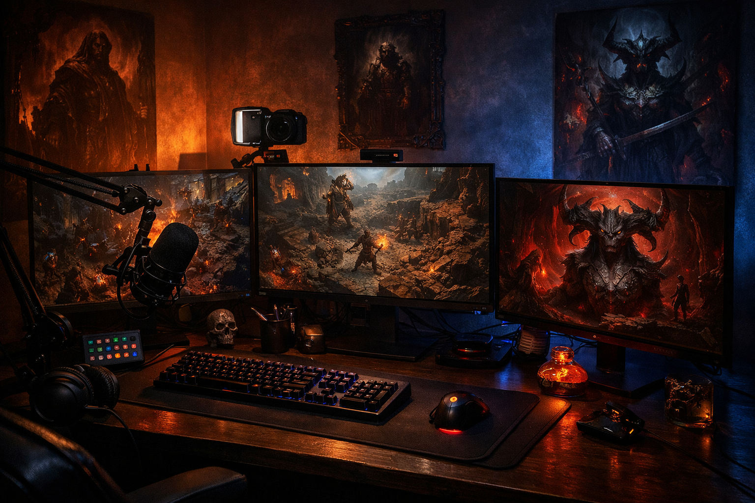 Streaming setup PoE 2 and Diablo 4 build guides