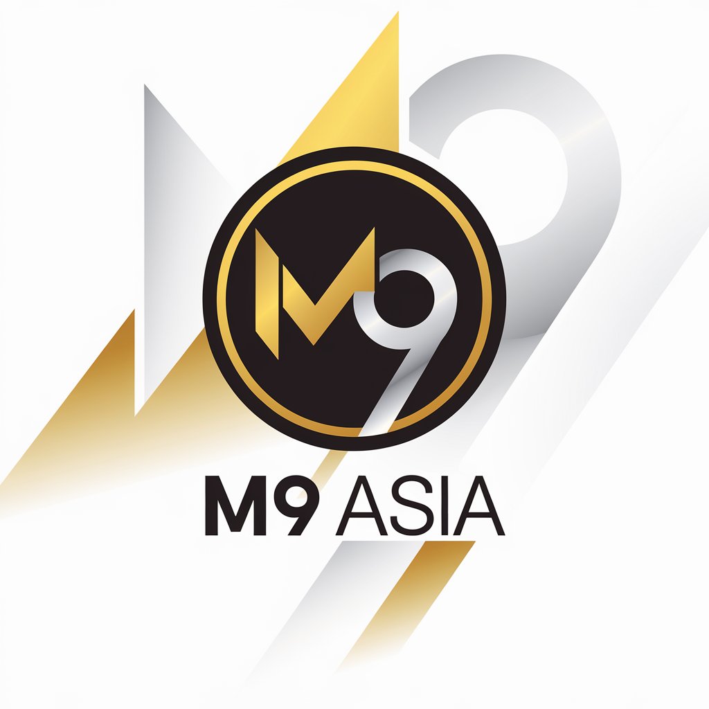 LOGO Design for M9 Asia Gold Silver M9 Symbol for Sports Fitness Industry