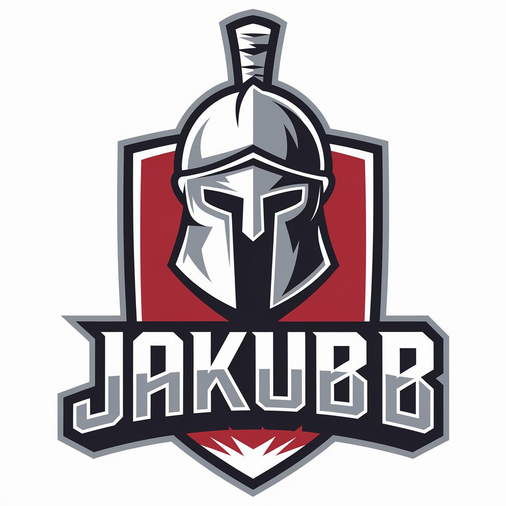 LOGO Design for Jakub B War Symbol with Modern and Clear Background