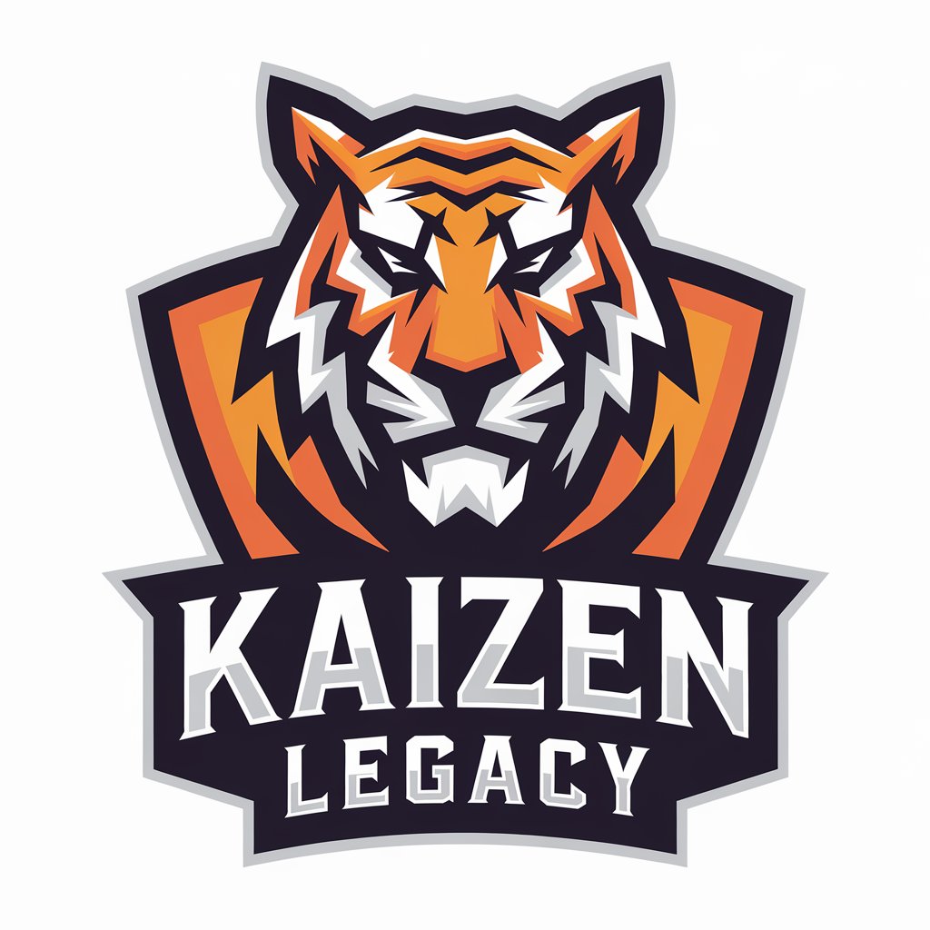 LOGO Design for Kaizen Legacy Tiger Symbol with Clear Background and Moderate Style