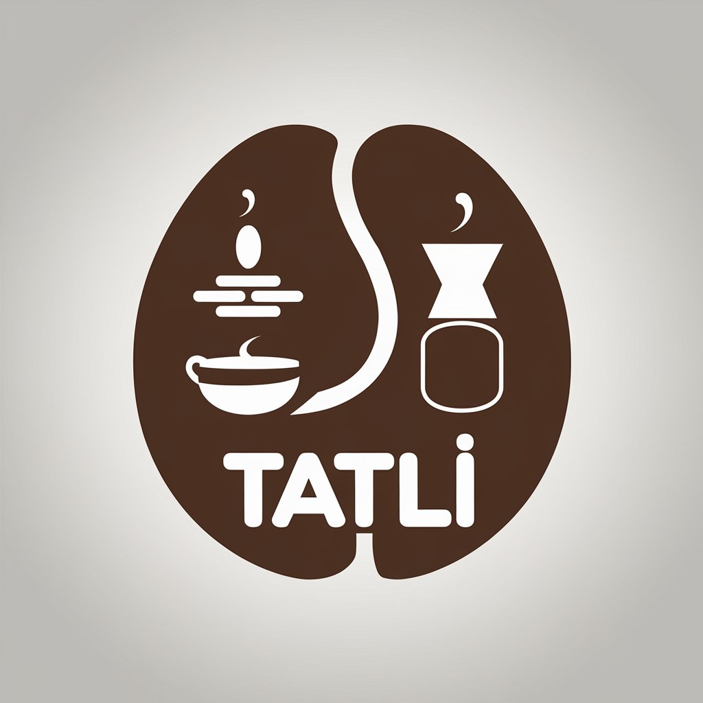 LOGO Design for TATLI Minimalistic Jezva Ibrick and Turka Inspired Turkish Coffee Theme for Restaurant Industry