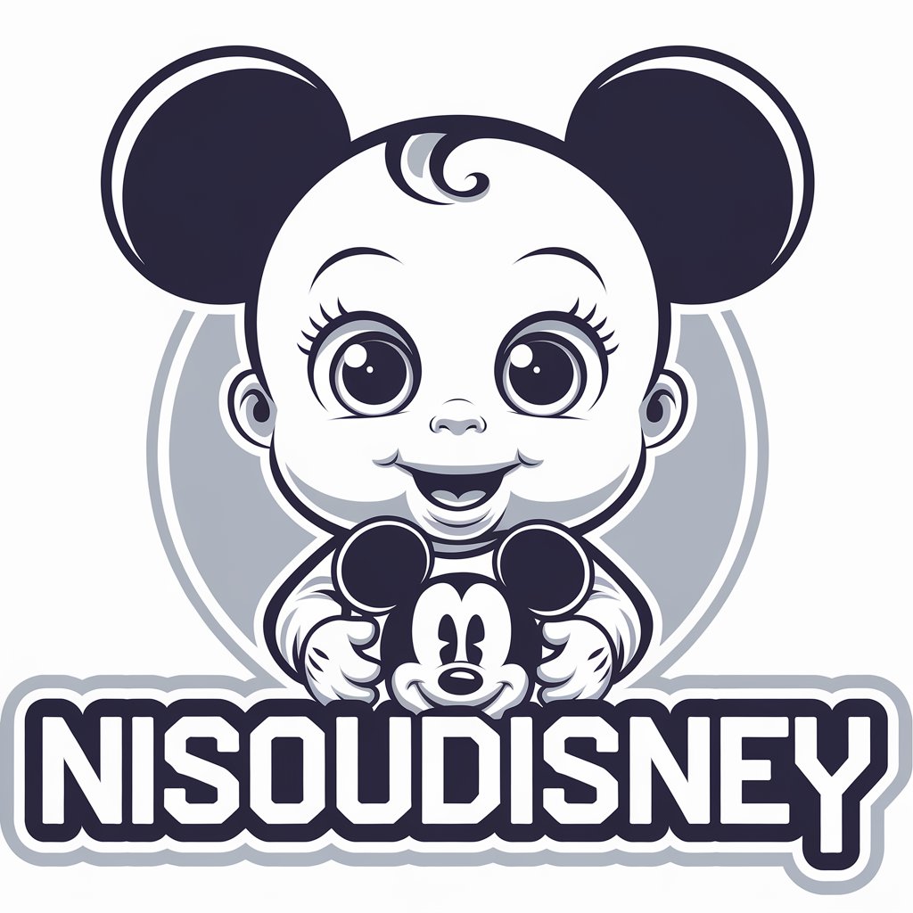 LOGO Design for NisouDisney Baby Symbol with Modern Clear Background