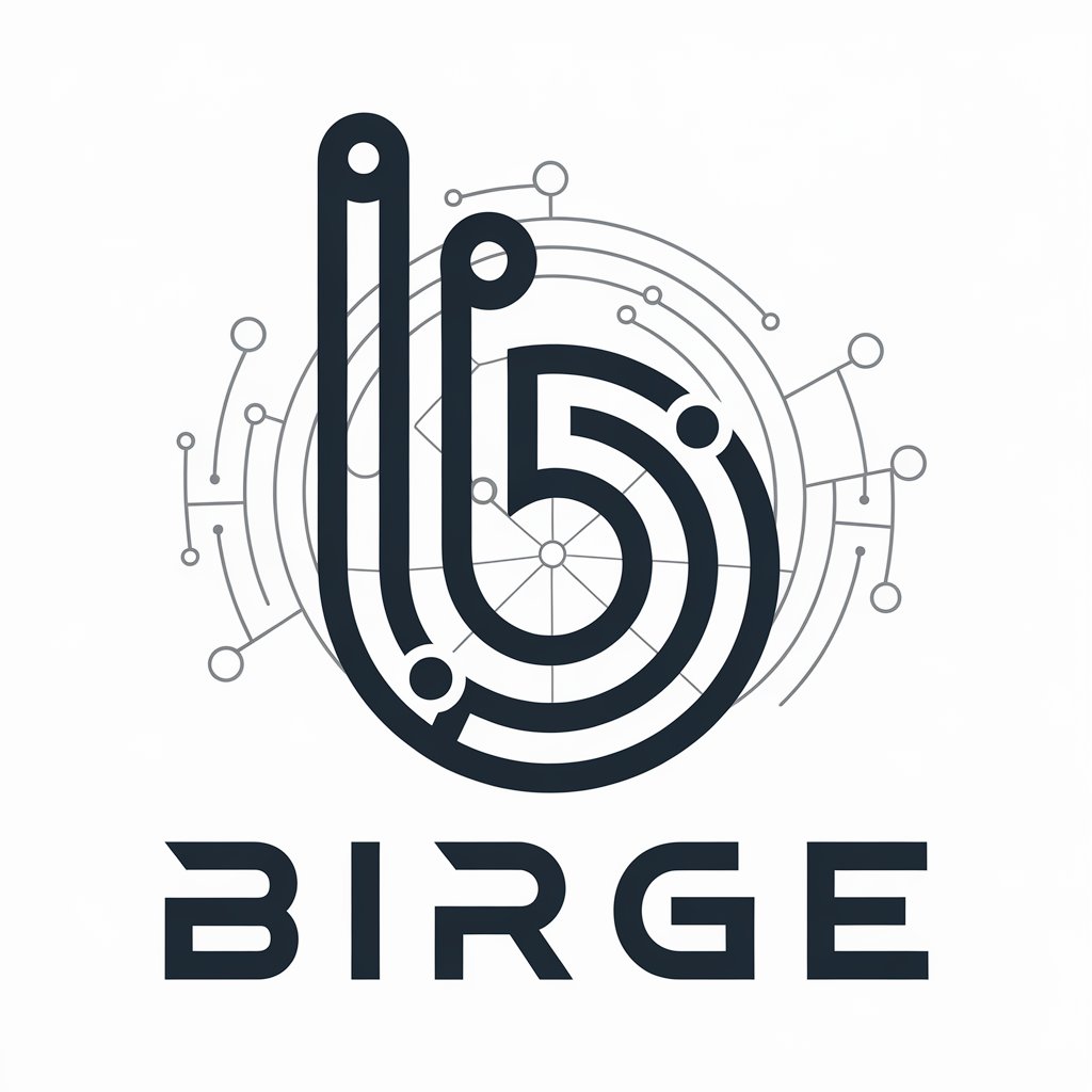 LOGO Design for BIRGE Vector with Modern B Symbol for Technology Industry