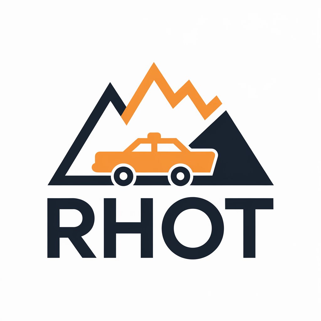 LOGO Design for RHOT Taxi and Mountain Symbol for Travel Industry