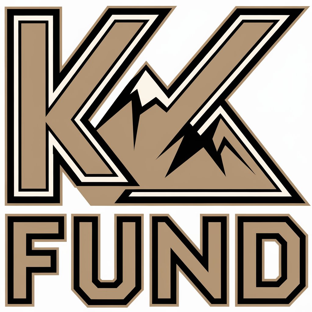 LOGO Design for KK Fund Mountain Symbol for Stability in Finance Industry with Clear Background