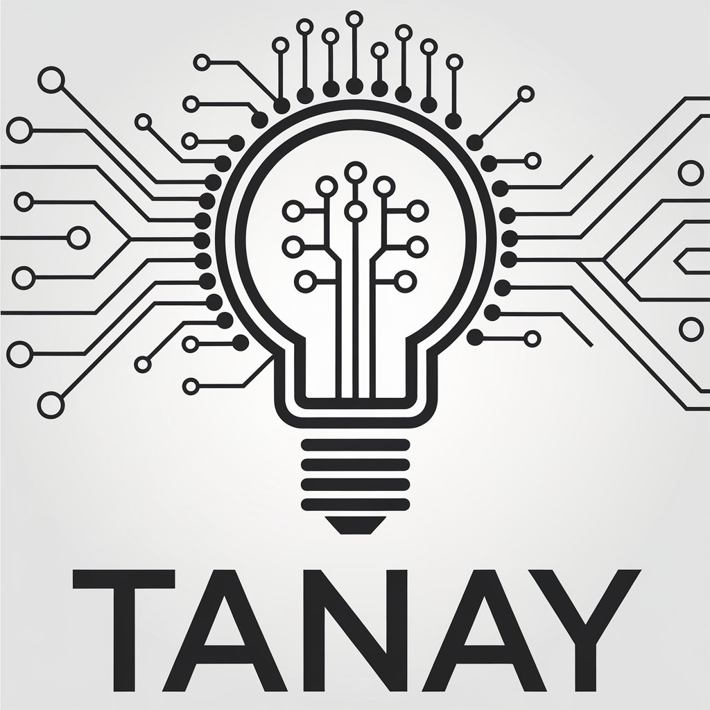 LOGO Design for Tanay Internet Symbol with Modern Clean Style on Clear Background