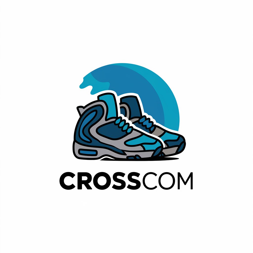 LOGO Design for Crosscom Sneakers Symbol for Travel Industry with Clean Vector Style