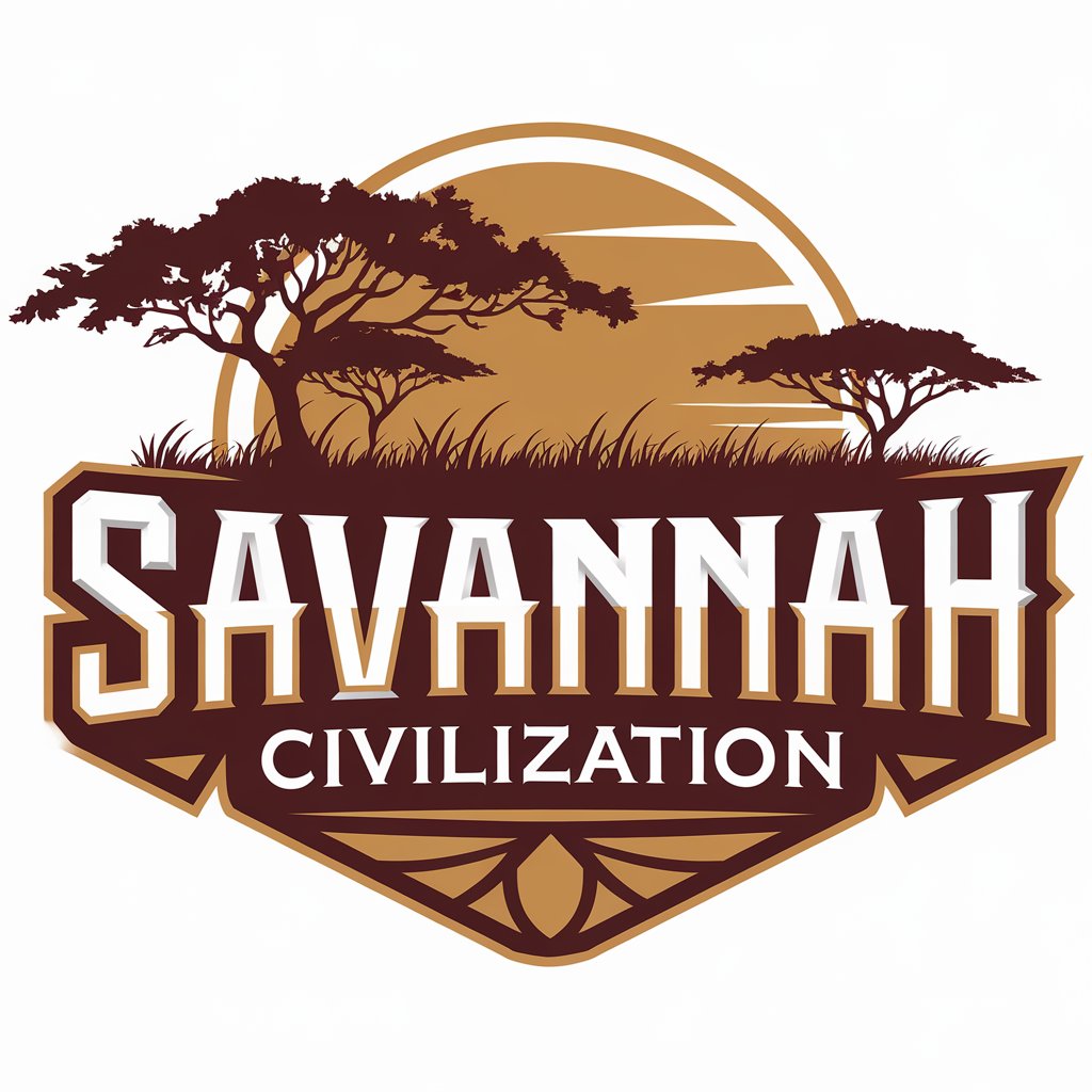 LOGO Design for Savannah Civilization Vector Design with Savannah Theme for the Entertainment Industry