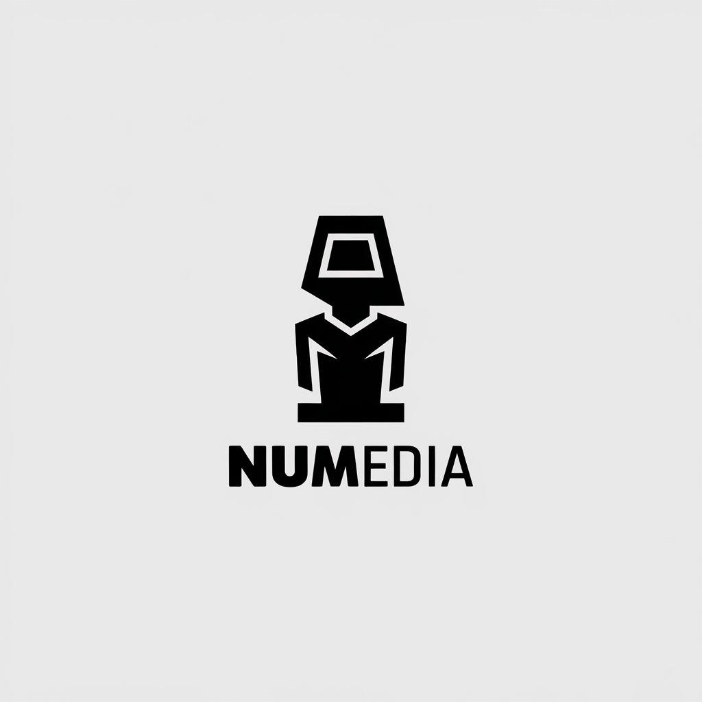 LOGO Design for Numedia Minimalistic Easter Island Statues Symbol in Technology Industry