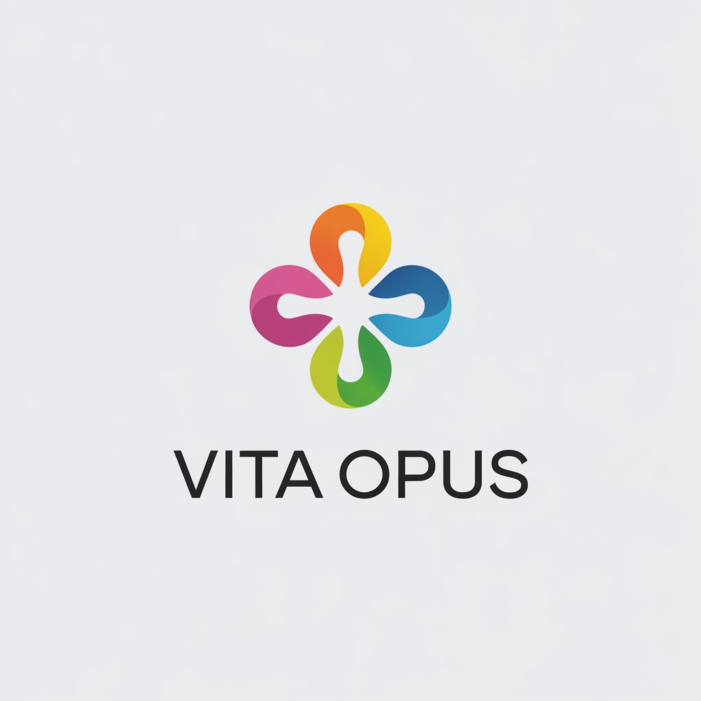 LOGO Design for Vita Opus Colorful and Minimalistic Healthcare Theme with Clear Background