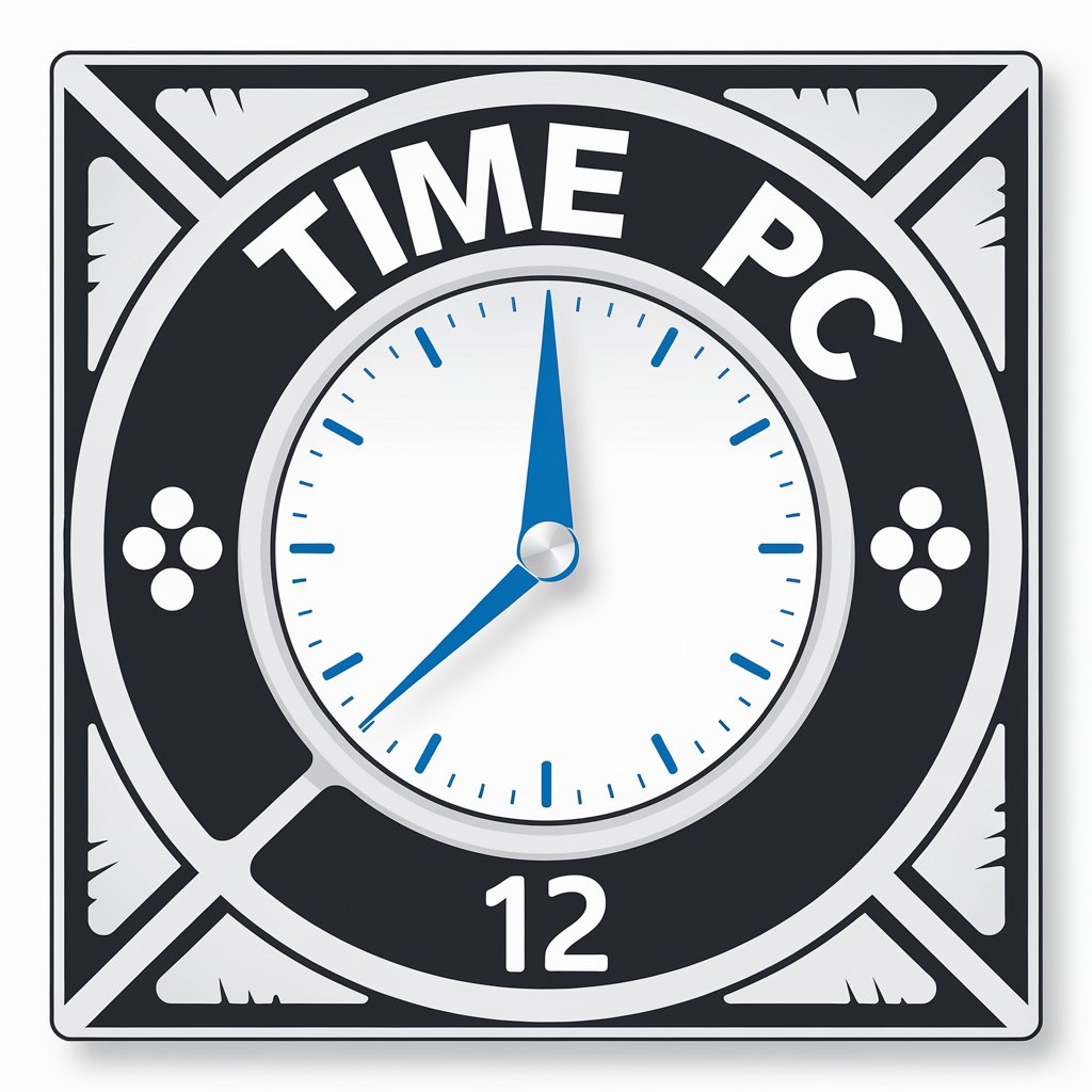 LOGO Design for TIME PC Modern and Clean Typography for the Internet Industry