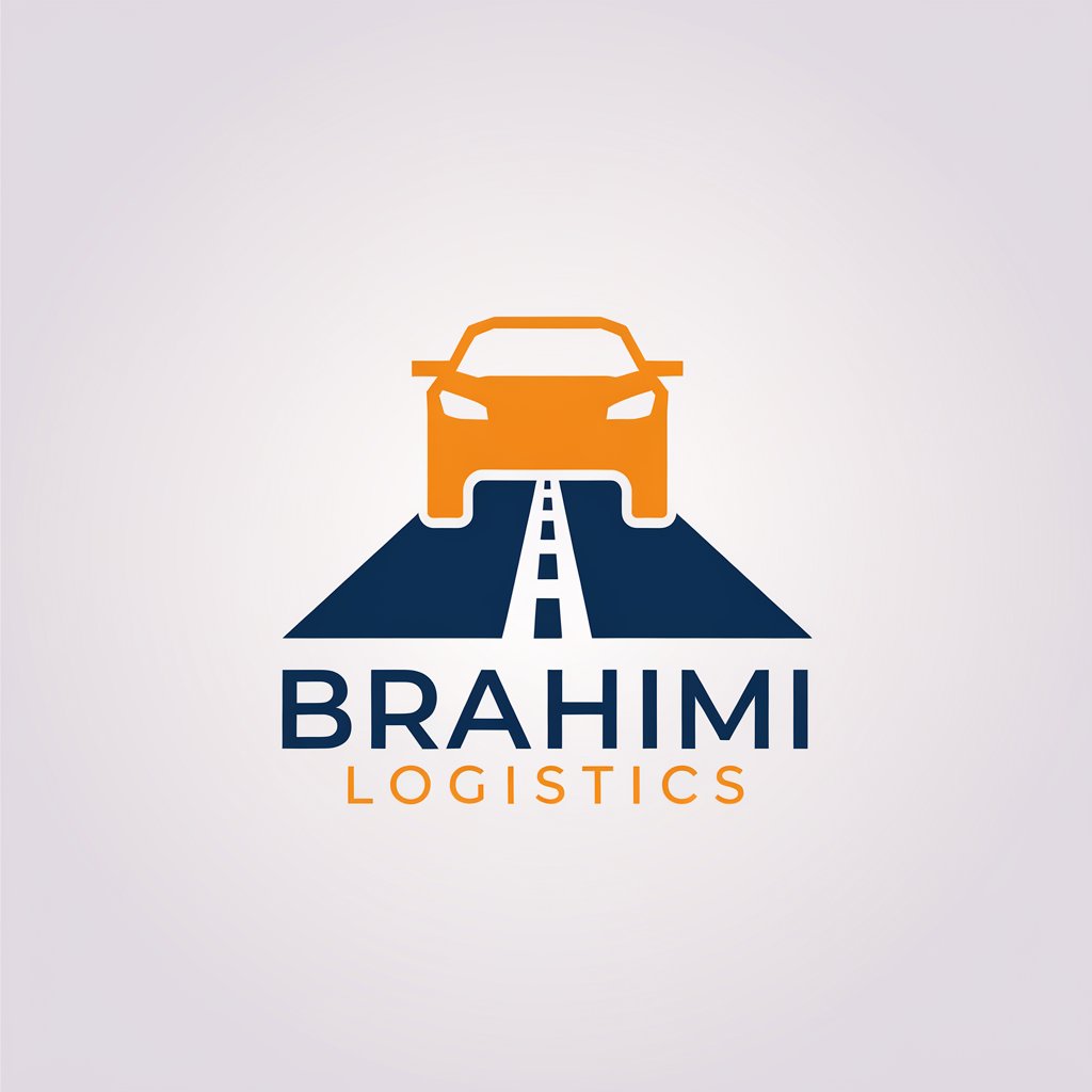 LOGO Design for Brahimi Logistics Minimalistic Car Driving Symbol for Automotive Industry