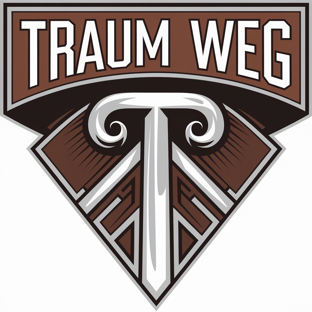 LOGO Design for Traum weg Vector Logo with Klinik Symbol and Clear Background