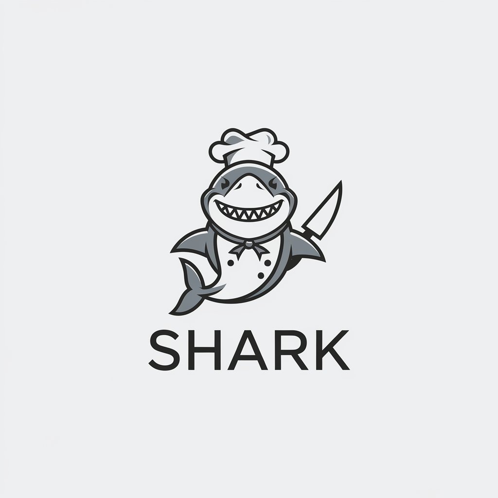 LOGO Design for Shark Chef Minimalistic Shark Chef Symbol for the Animals Pets Industry