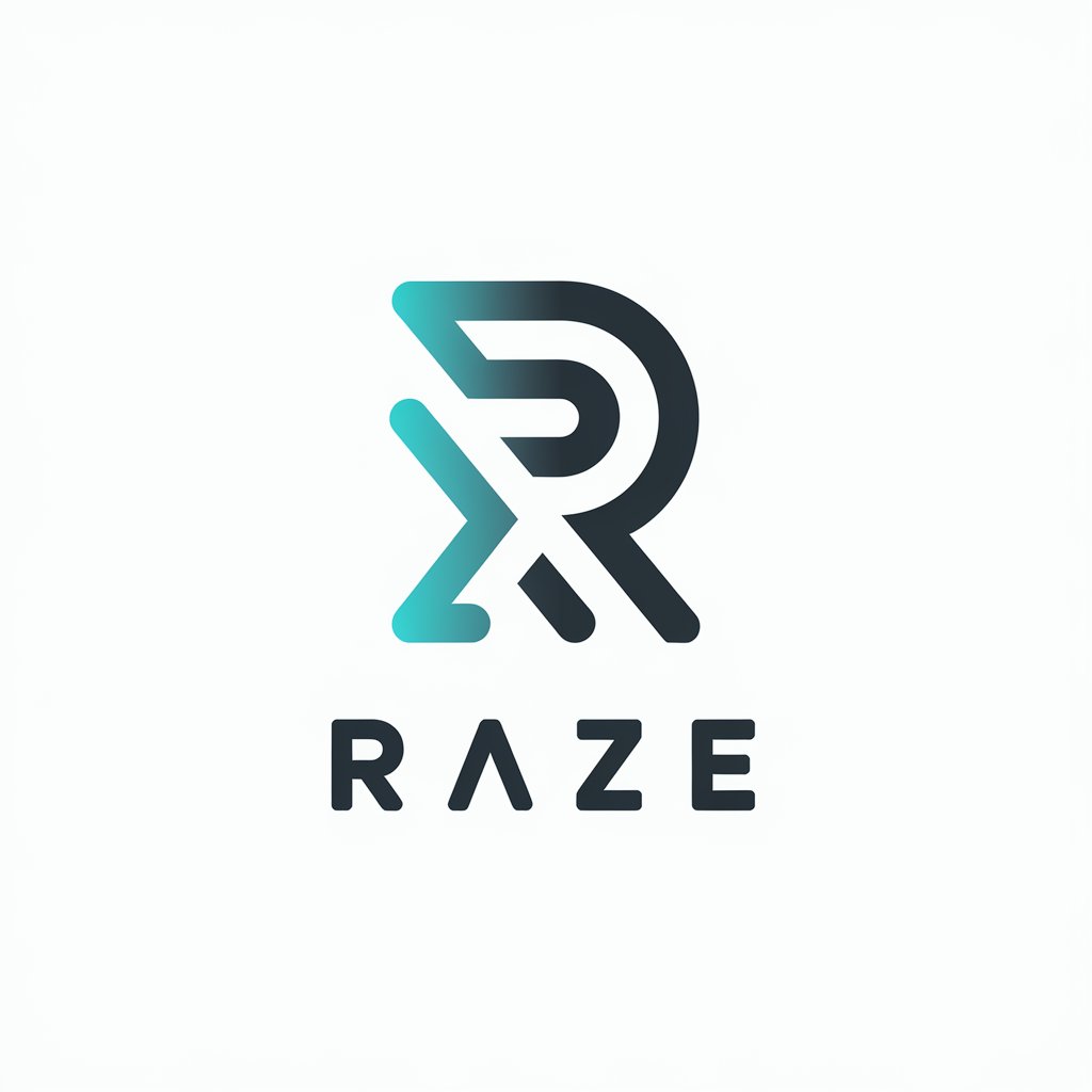 LOGO Design for Raze Minimalist Letter Logo with Clear Background