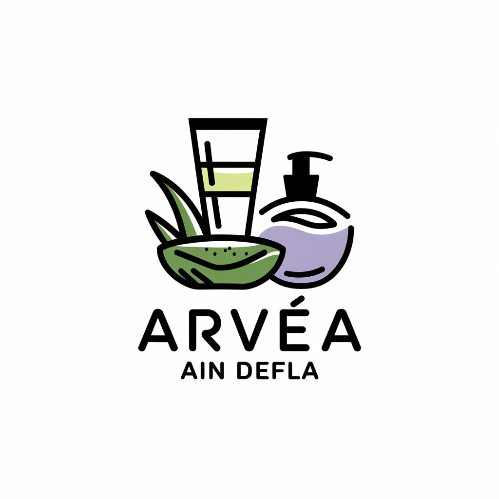 LOGO Design for ARVA AIN DEFLA Gel Perfume Soap Aloe Vera Theme with Clear Background