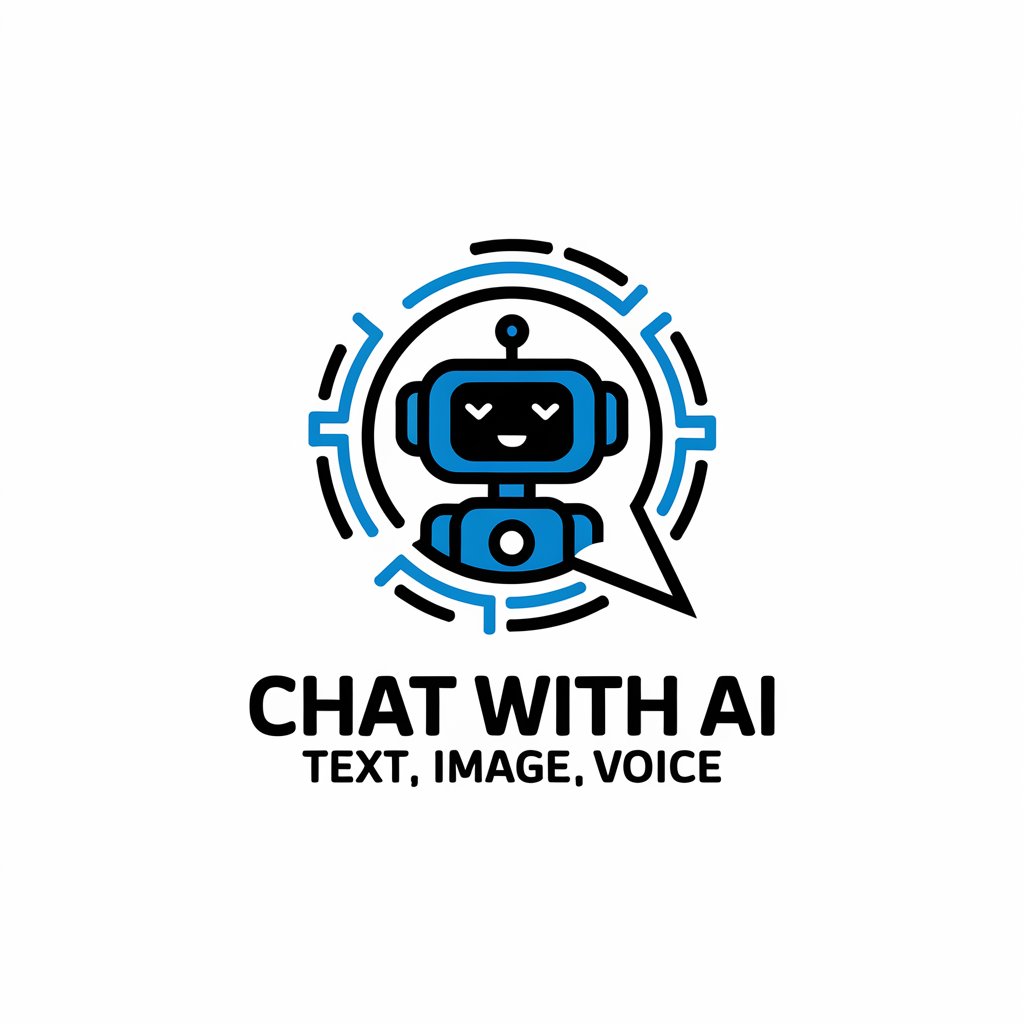 LOGO Design for Chat with Ai Text Image Voice with Modern and Technological Theme