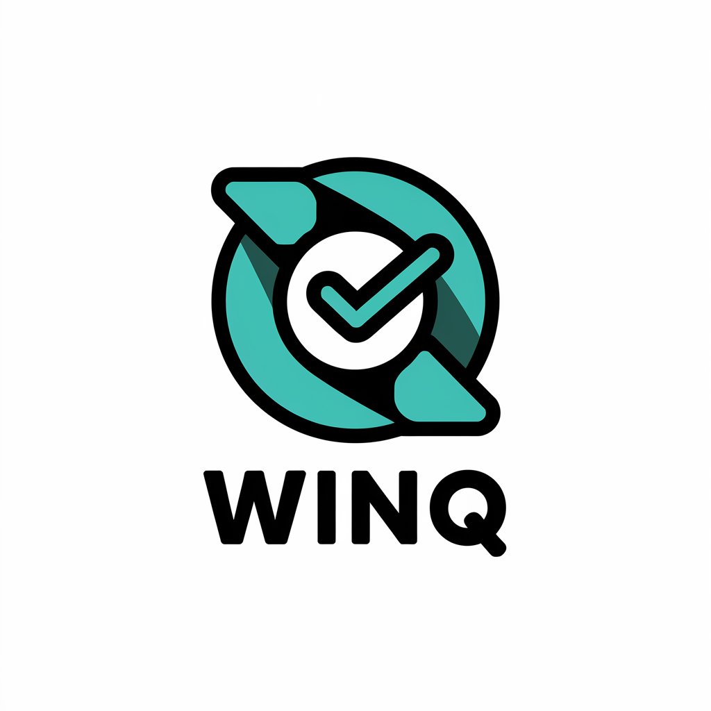 LOGO Design for WINQ Vector Style with Clear Background and Modern Typography