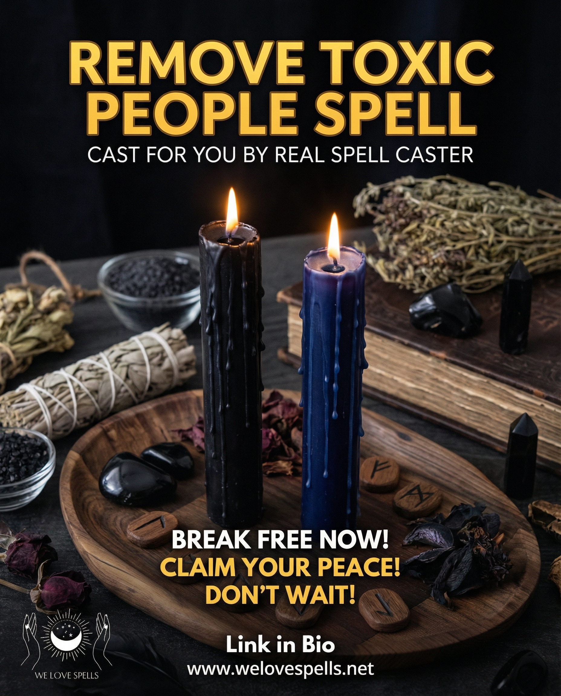 Remove Toxic People Spell - Cleansing Negative Energy