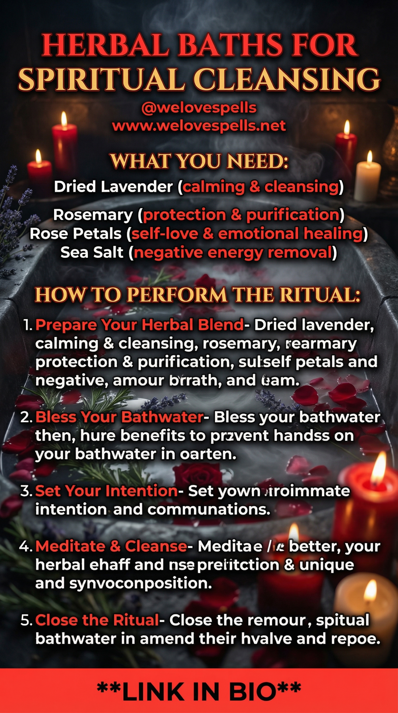 Herbal Bath Aura Cleansing Setup