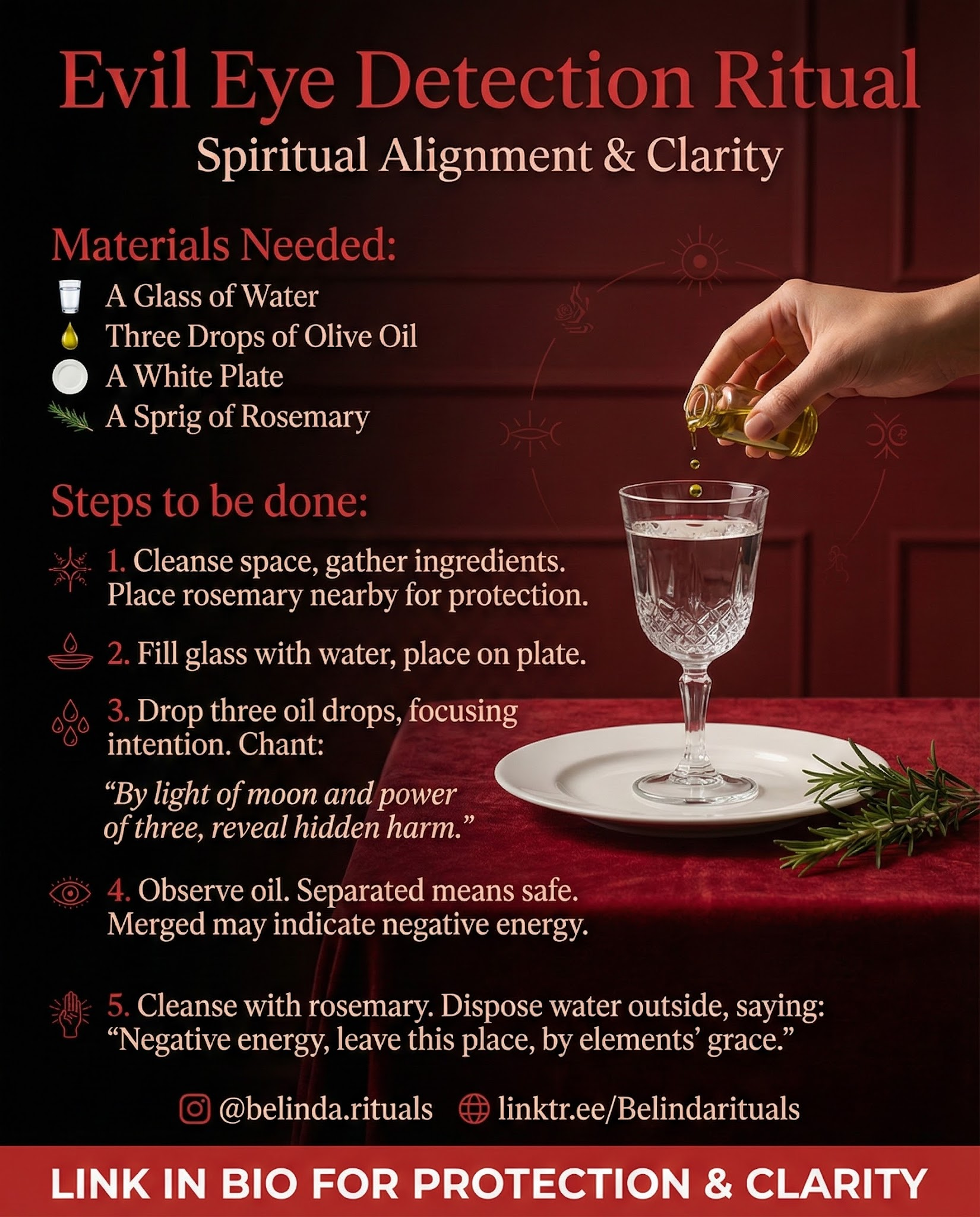 Wiccan Ritual Circle for Banishing Evil Eye