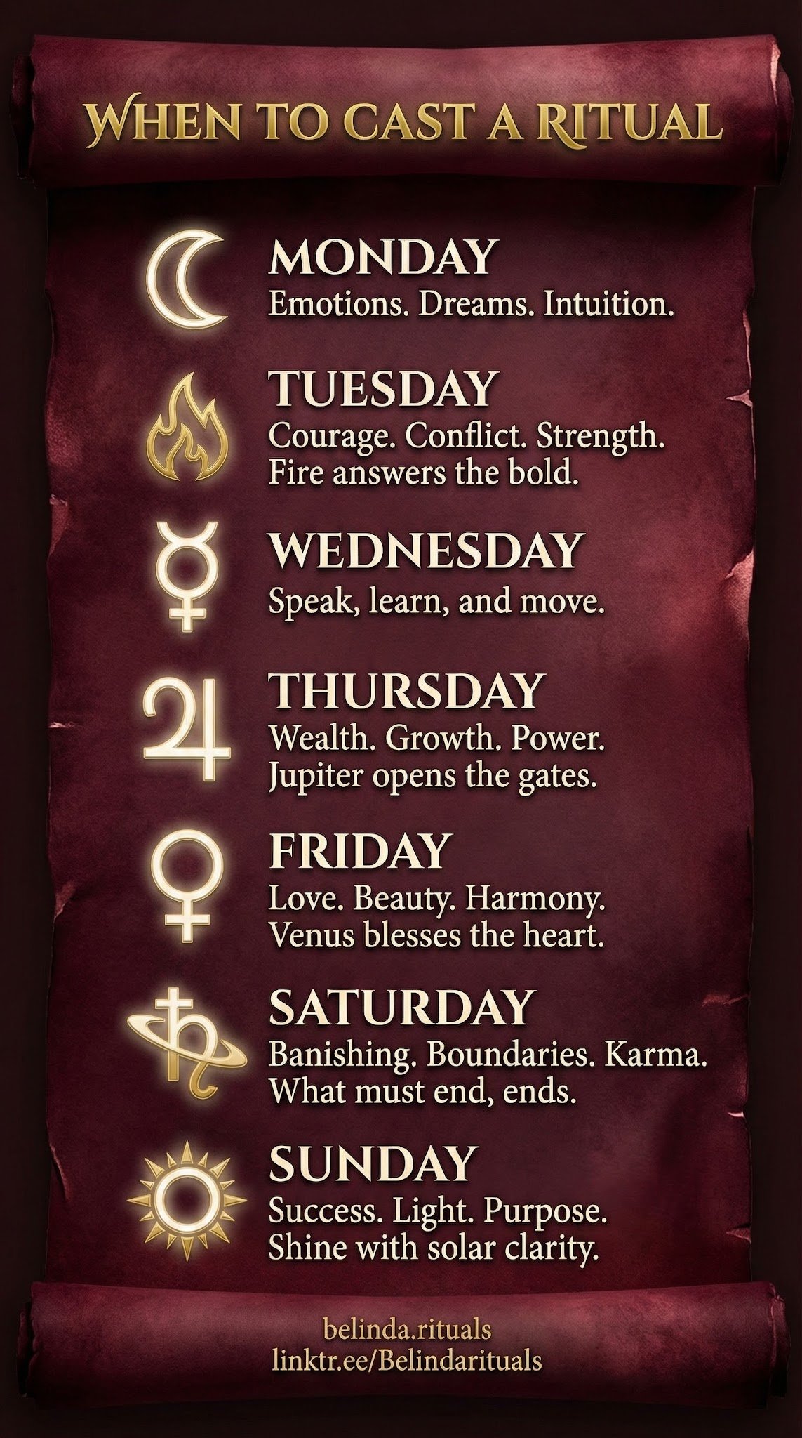 Moon phases for spellcasting guide