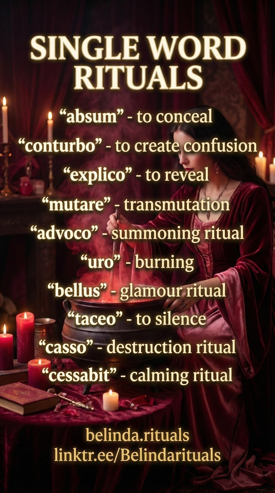 An enchanted circle where single word spells glow with vibrant magic