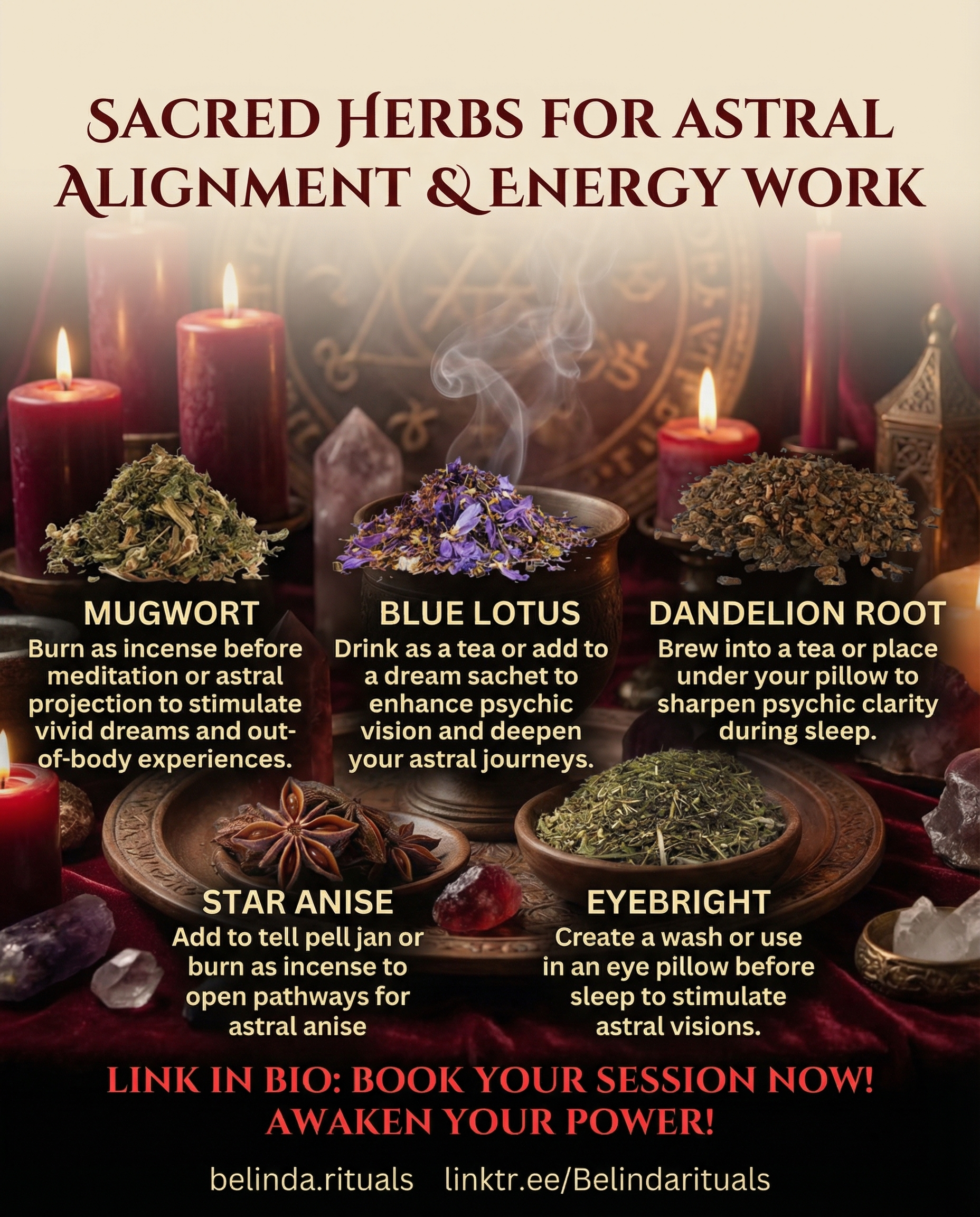 Herbs for Astral Vision and Higher Consciousness