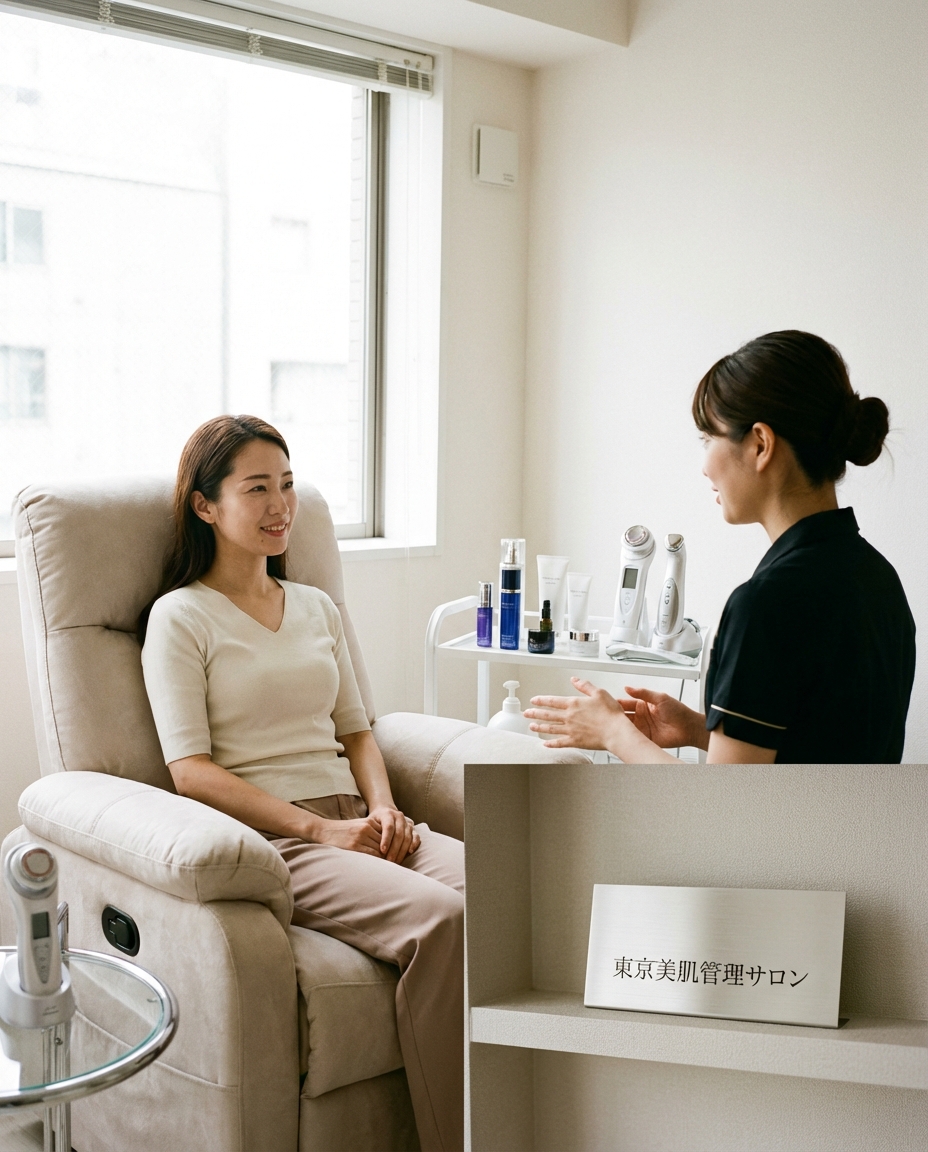 カウンセリング風景 東京美肌管理サロン