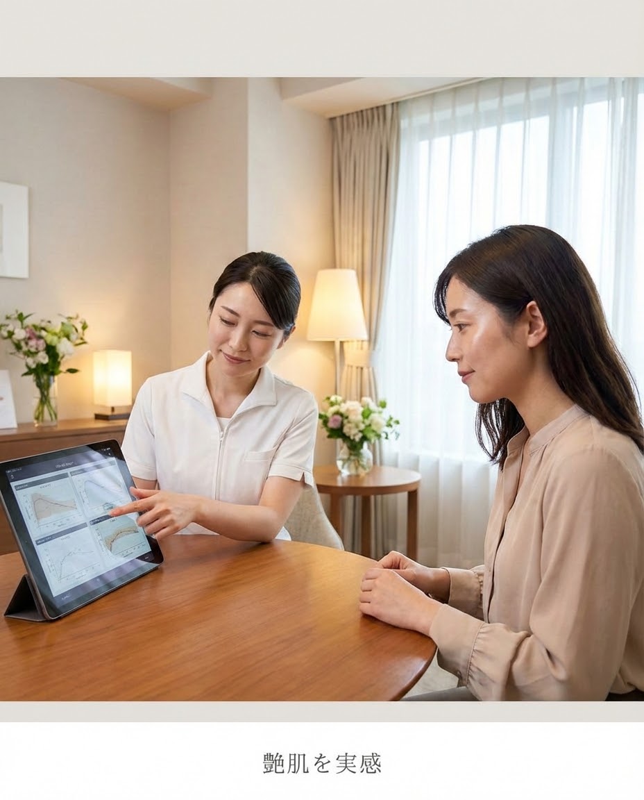 カウンセリング風景 東京美肌管理サロン