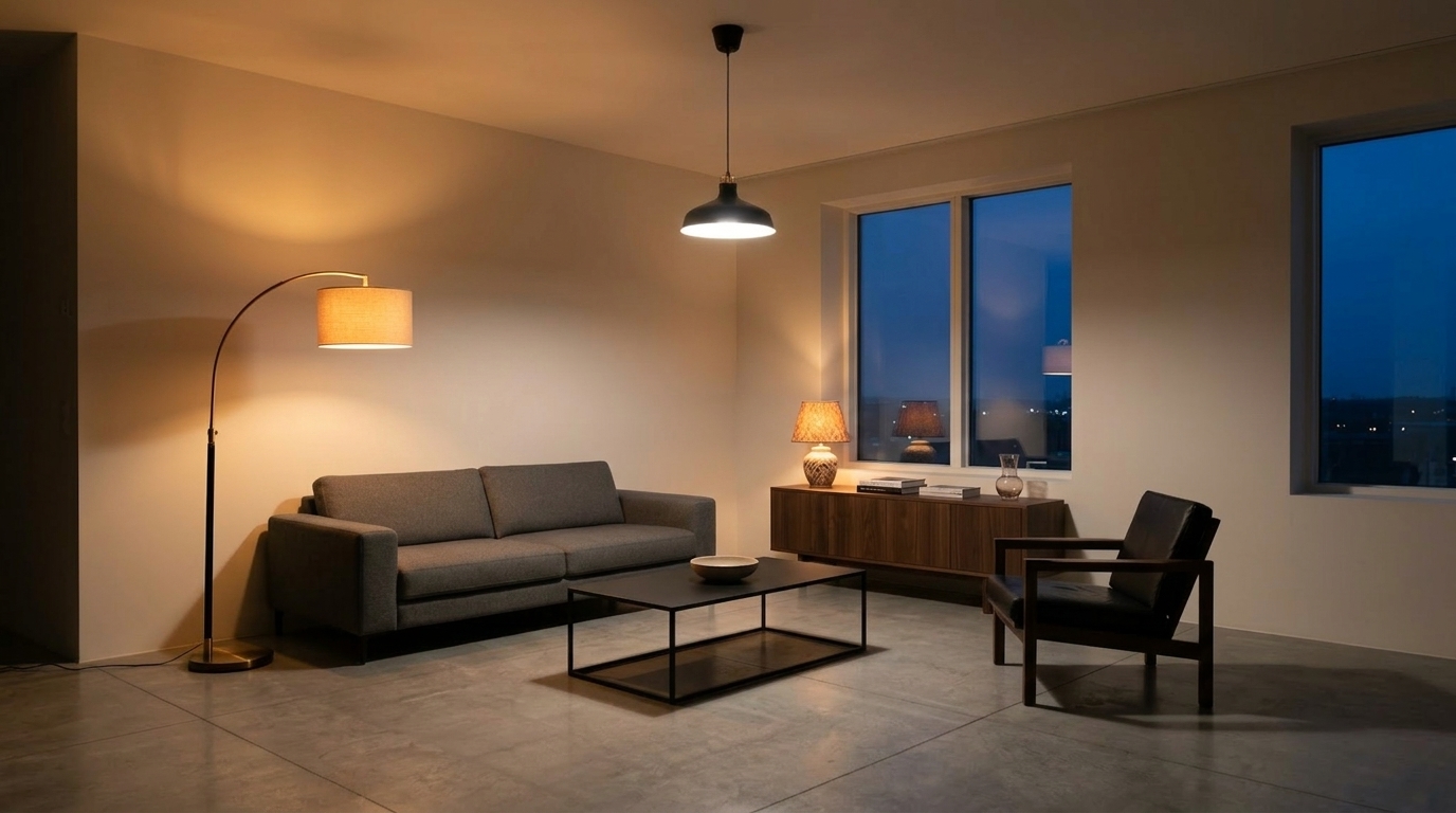 Один свет = больничная атмосфера — как правильно