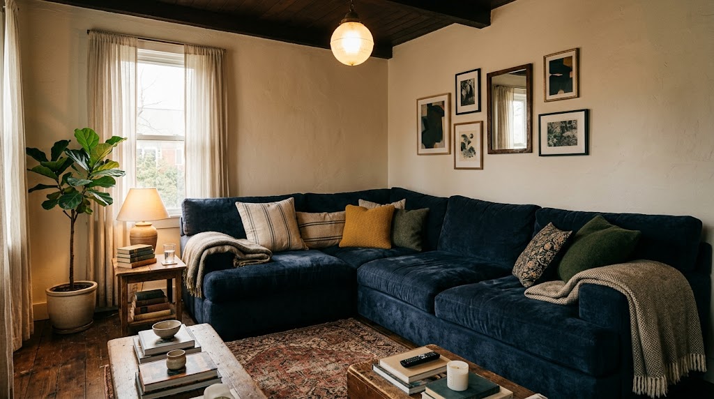 Диван-исполин крадёт комнату — как НЕ надо