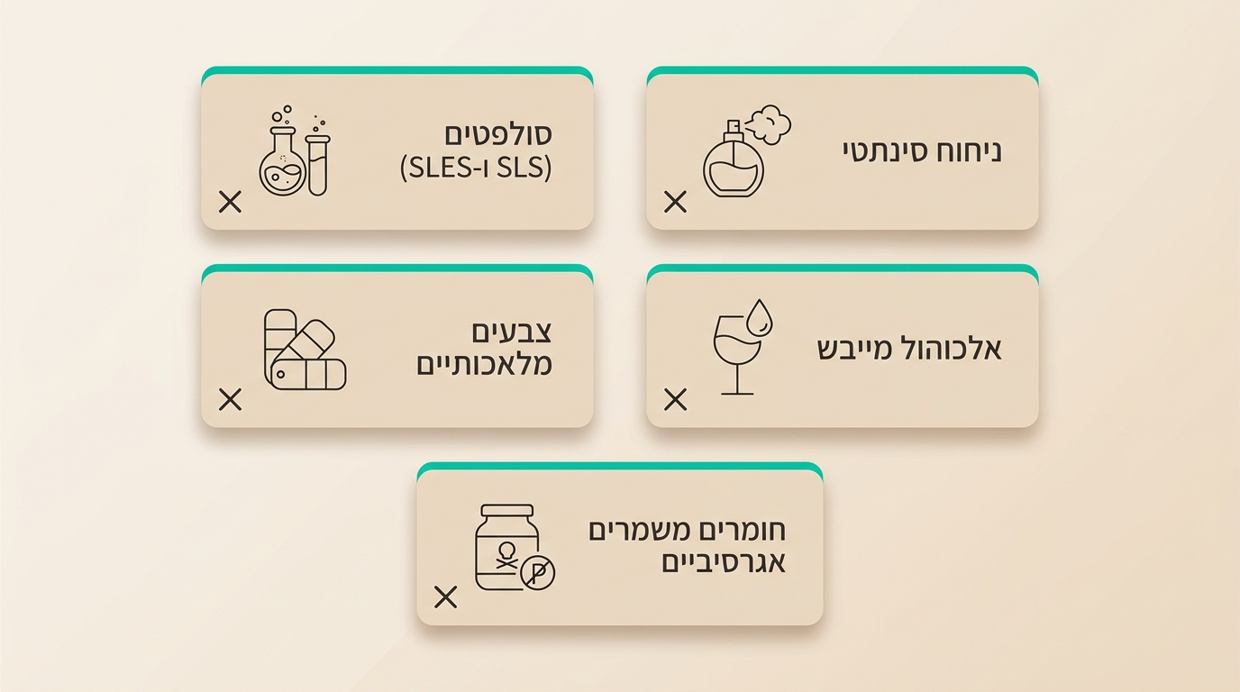 בדיקת עור כלב עם עור רגיש