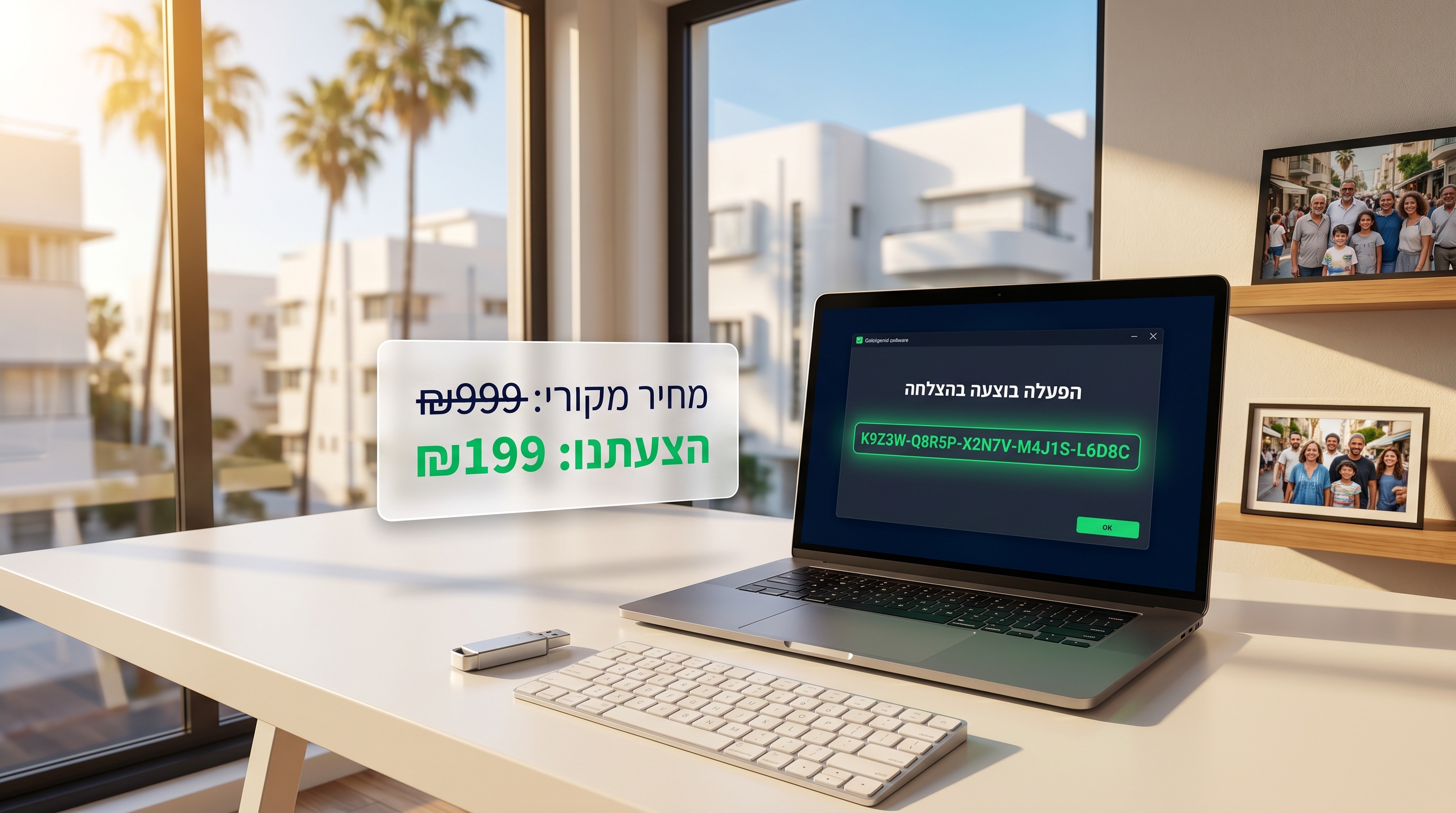 ווינדוס 11 פרו - מסך ראשי של מערכת ההפעלה