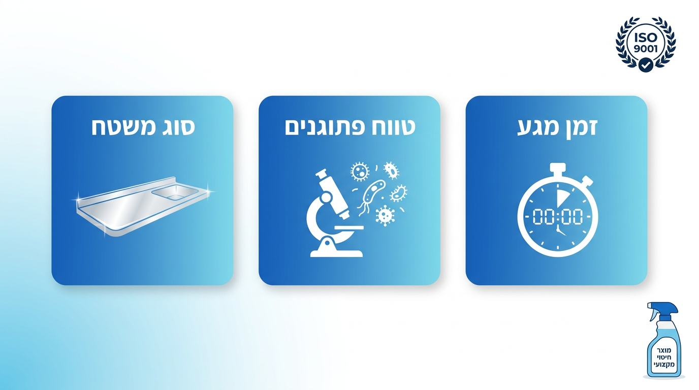 רמות חיטוי ועיקור - סיווג Spaulding למוסדות רפואיים