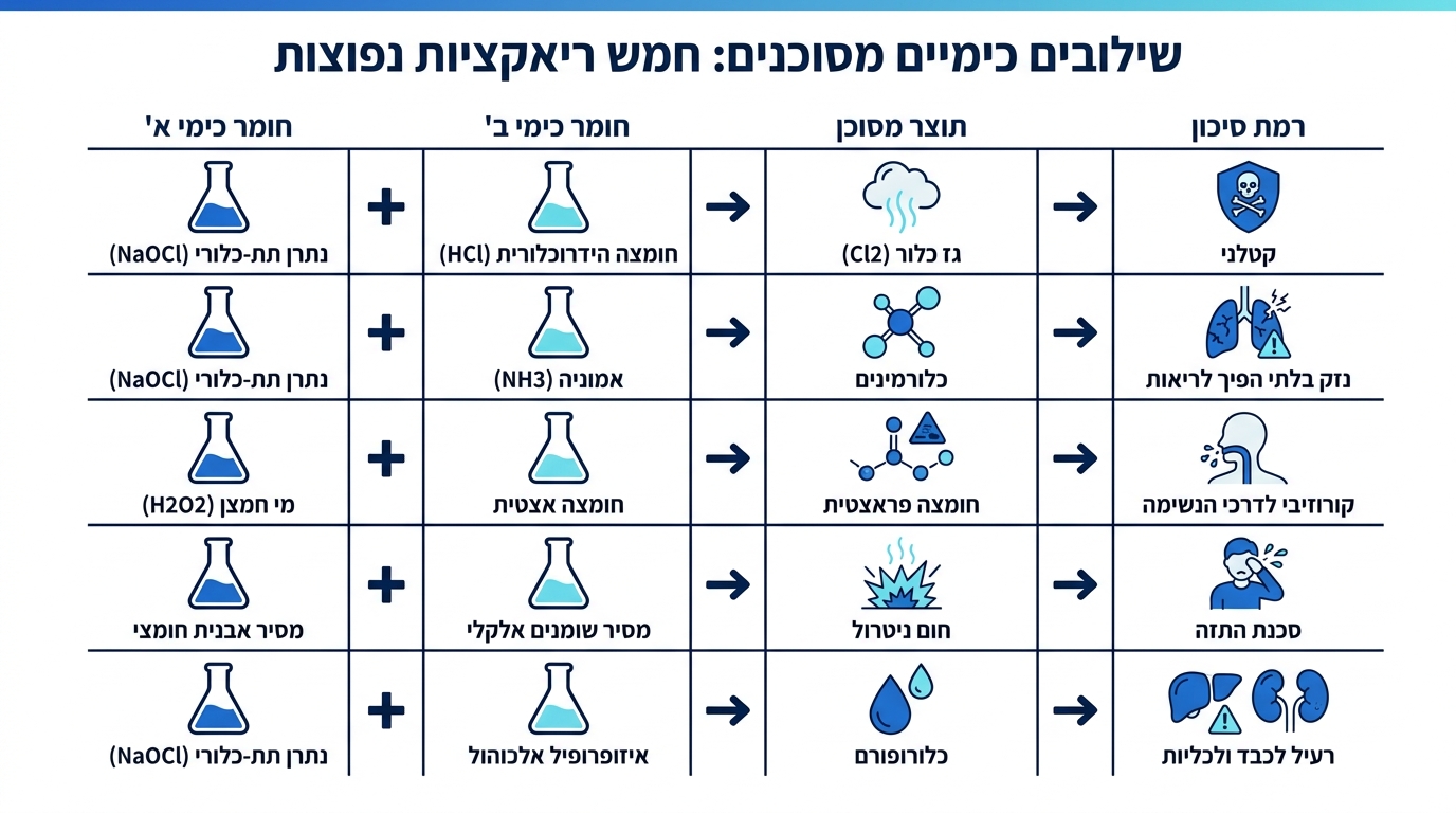 ציוד מגן אישי לעבודה עם חומרי ניקוי תעשייתיים
