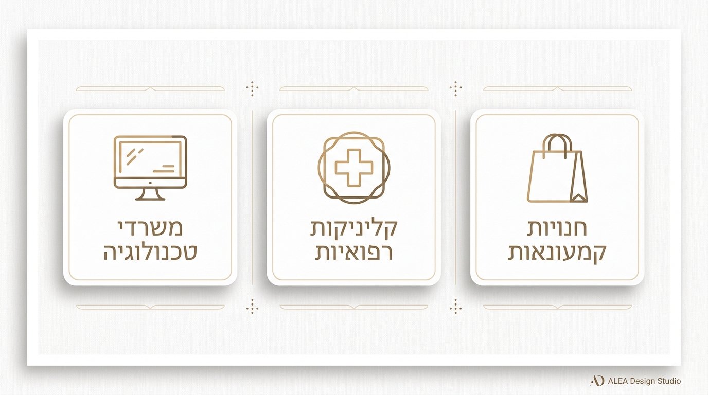עיצוב חלל עסקי - שילוב שפה גרפית עם ארכיטקטורה
