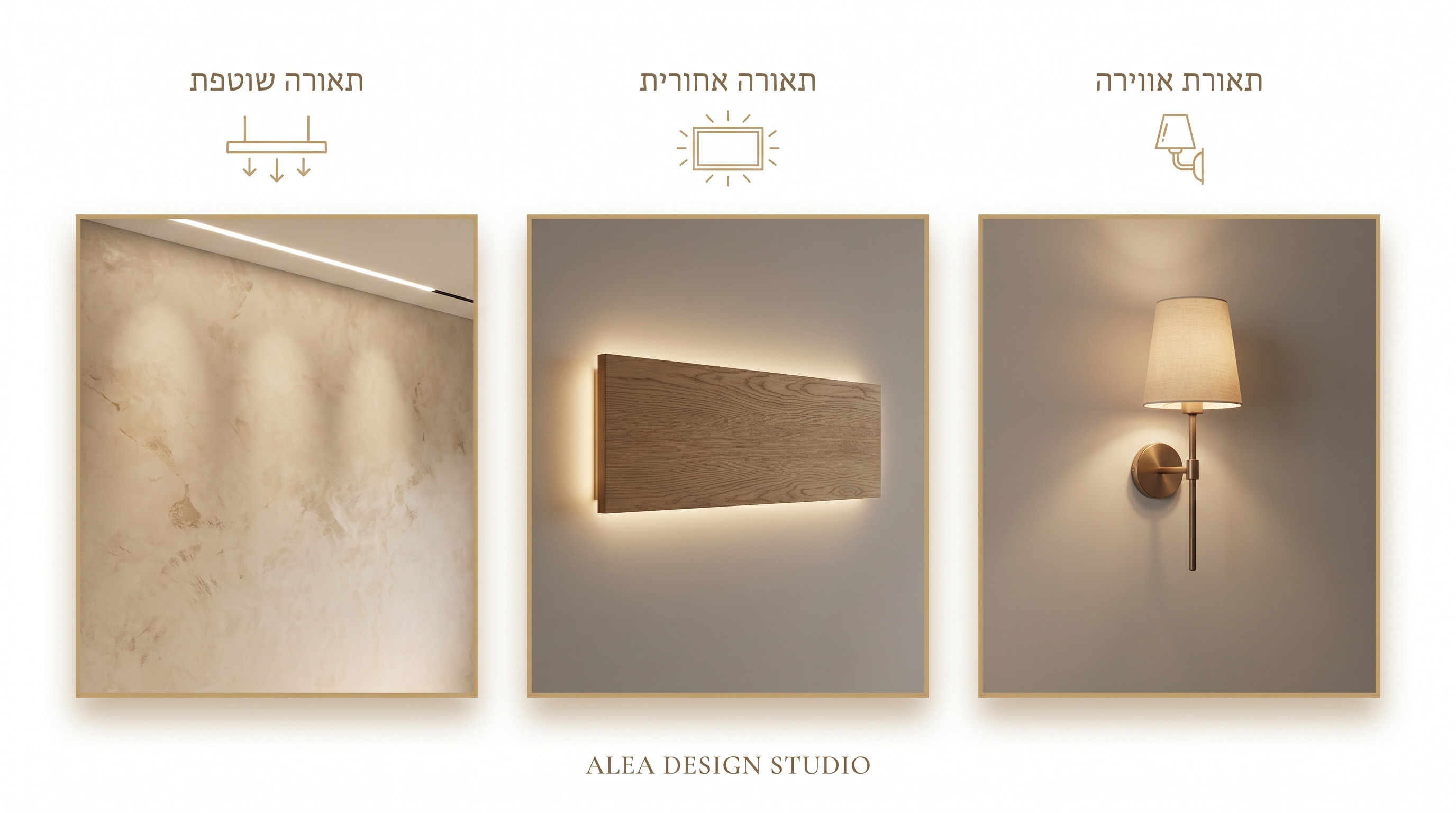 חומרים שונים לקיר כוח - טפט, מדבקות, טיח ועץ