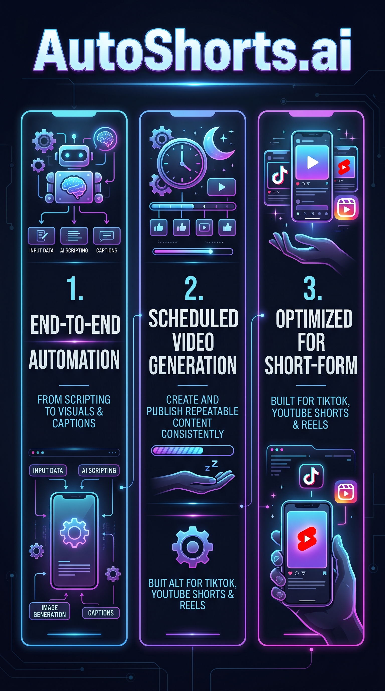 AutoShorts.ai - Infographic