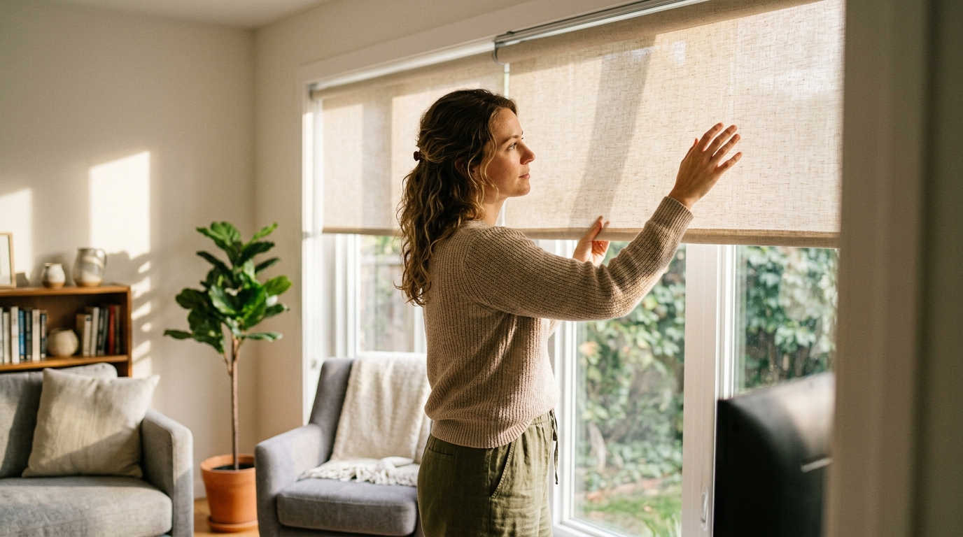 types of window shades comparison — roller shades explained