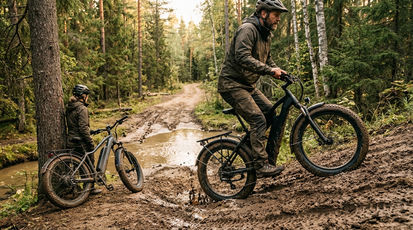 electric bike for deer hunting — bike choice fat-hs vs defender-s