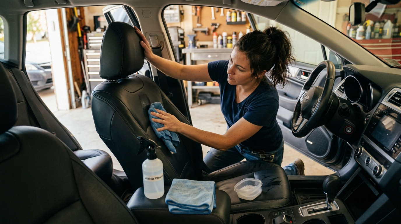 PVC seat covers — cleaning and fit checks