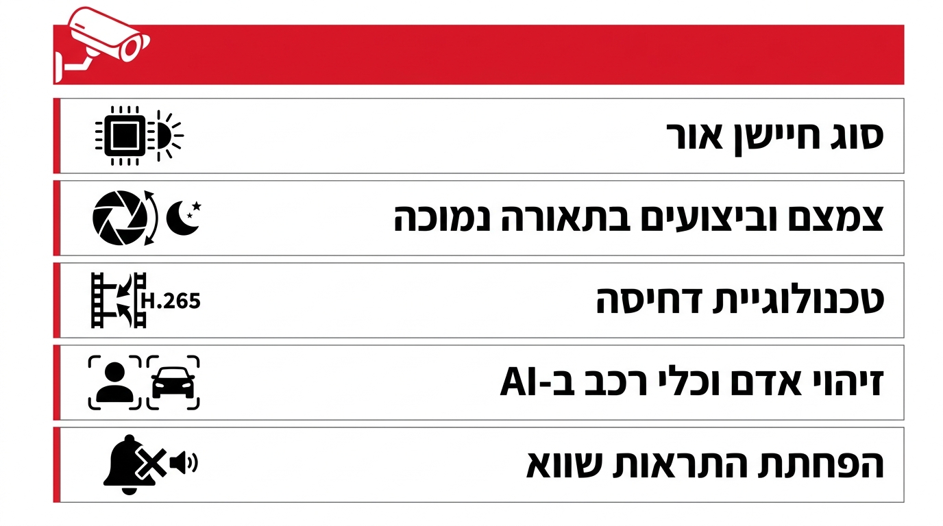 מצלמת אבטחה PTZ מותקנת בחצר עסקית