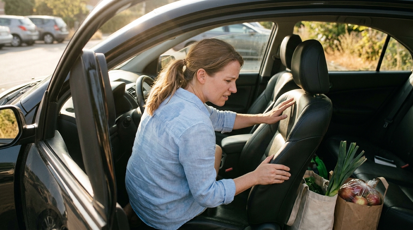 breathable seat covers for leather seats — hot leather seat problems