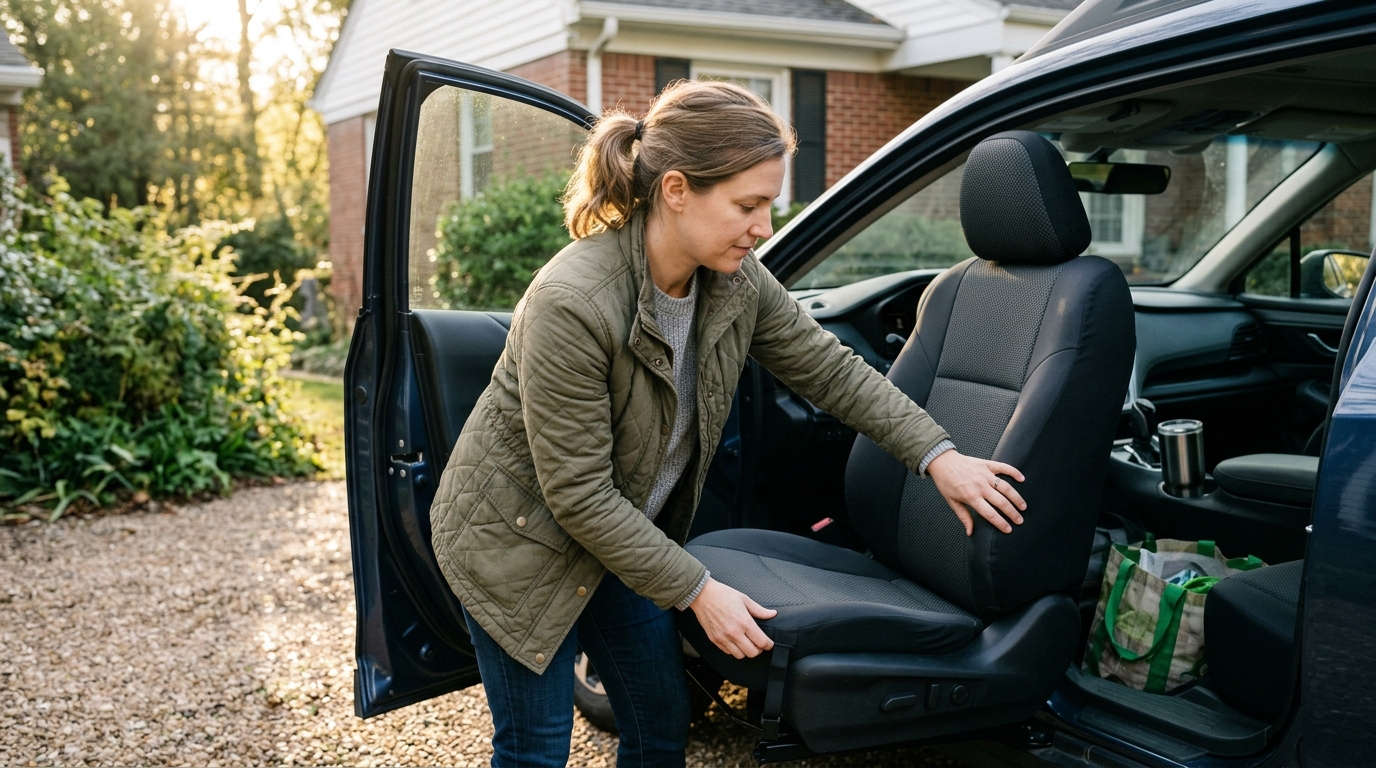 side airbag compatible seat covers — installation checks before driving