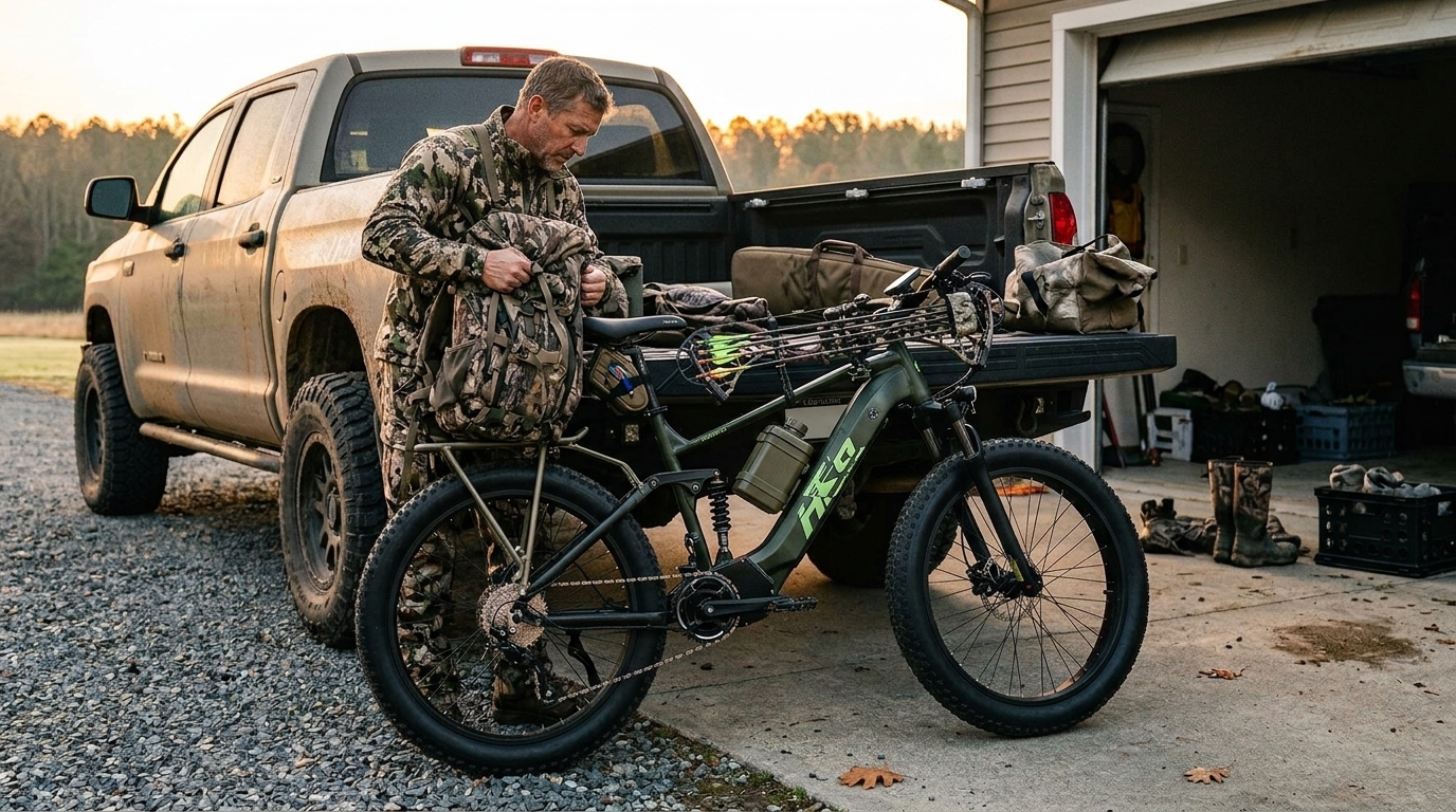 hunting ebike range — payload changes range