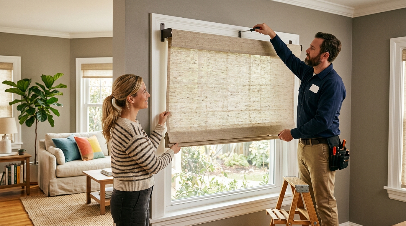 how to measure windows for shades — outside mount shades