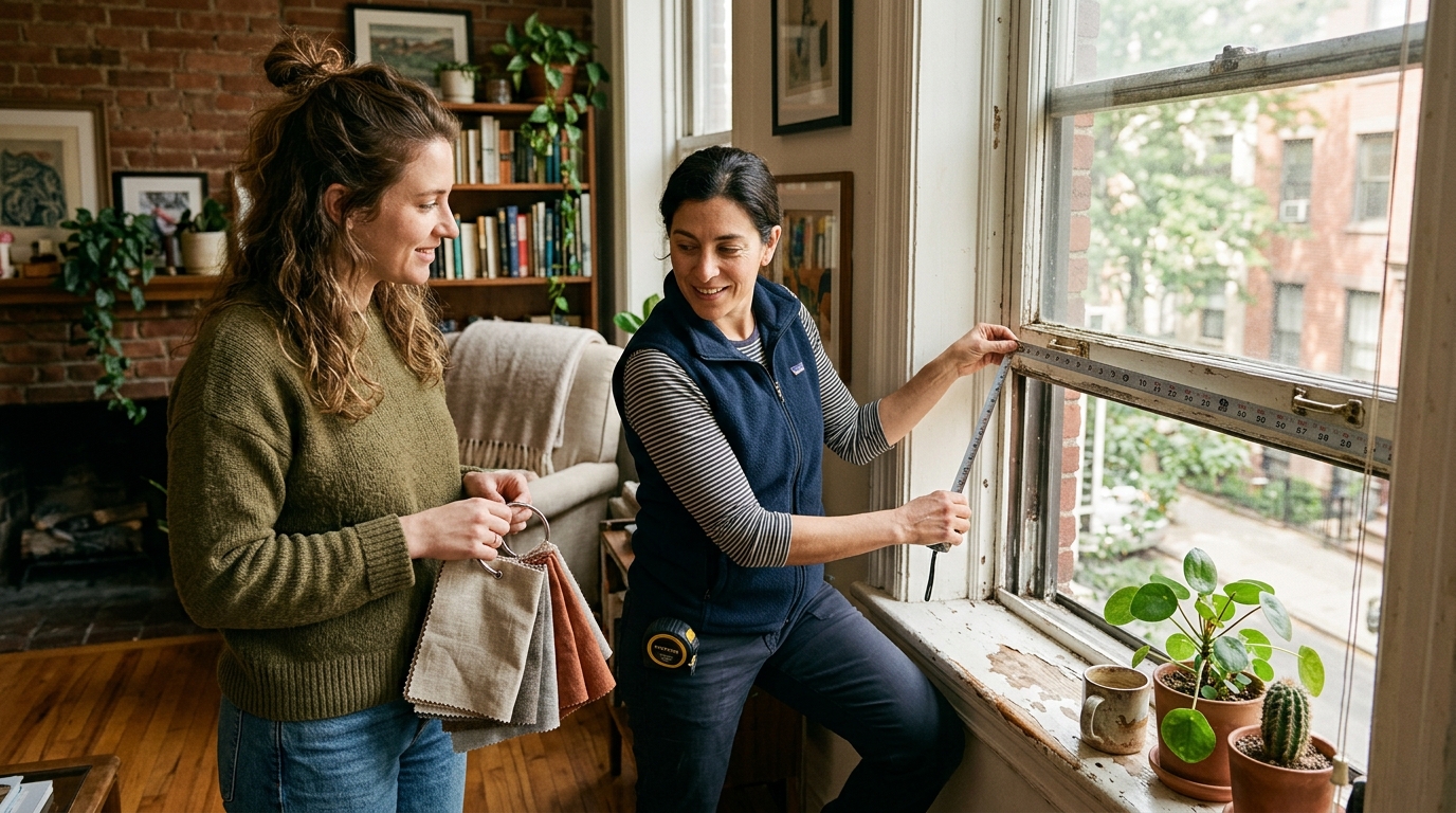 how to measure windows for shades — odd windows and rentals
