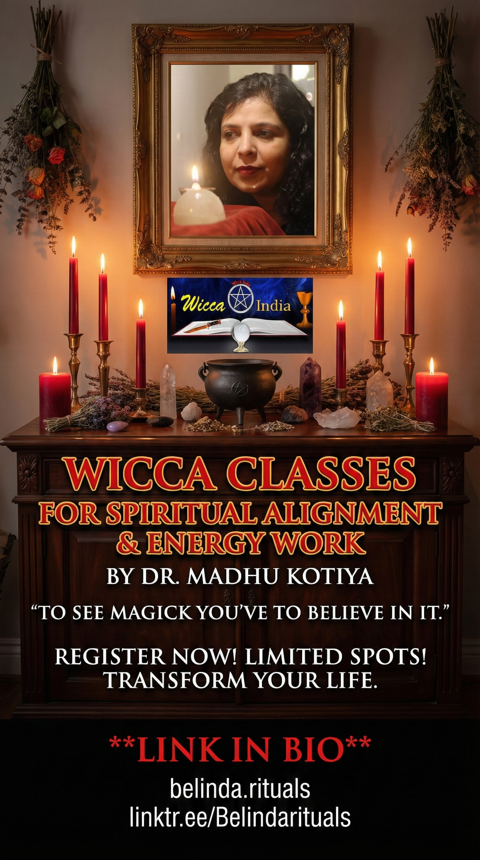 Wicca ritual practices and learning courses